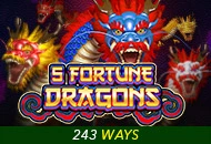 Spadegaming : 5 Fortune Dragons - JETPLANE168